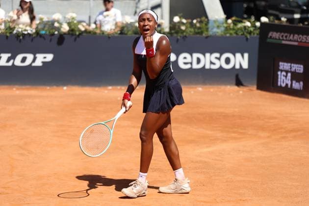 Italian Open 2025 Coco Gauff during Italian Open 2025 tennis tournament in Roma Italy on 11 May 2025. Roma Italy  Copyright: xFotoxOlimpikx originalFilename:jastrzebowski-italiano250511_np5L2.jpg