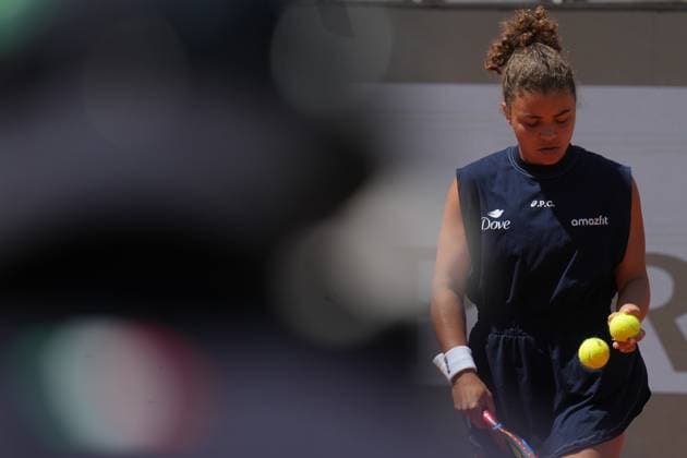 Jasmine Paolini (ITA) during the 4th round against elena Ostapenko (LAT) of the WTA, Tennis Damen Master 1000 Internazionali BNL d™Italia tournament at Foro Italico on May 12, 2025 (Alfredo Falcone LaPresse)  Copyright: xAlfredoxFalcone LaPressex