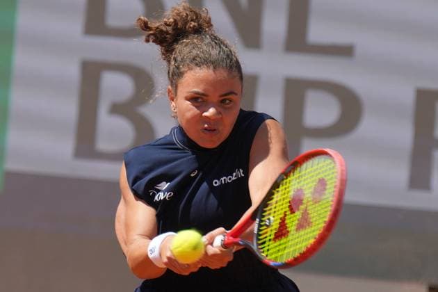 Jasmine Paolini (ITA) during the 4th round against elena Ostapenko (LAT) of the WTA, Tennis Damen Master 1000 Internazionali BNL d™Italia tournament at Foro Italico on May 12, 2025 (Alfredo Falcone LaPresse)  Copyright: xAlfredoxFalcone LaPressex