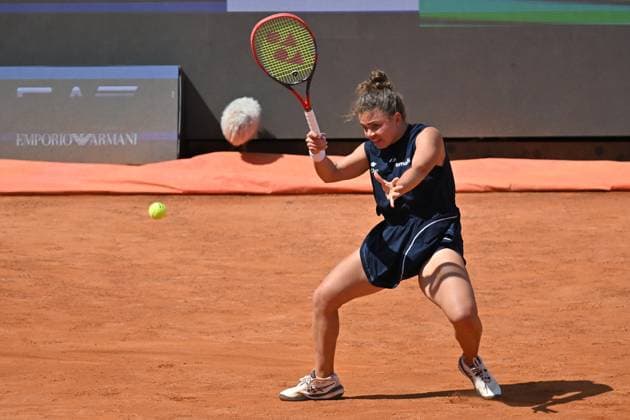 Jasmine Paolini during the Internazionali BNL d Italia 2025 at Foro Italico, Italy, May12nd, 2025 Mattia Vian during Internazionali BNL d Italia, International Tennis match in Rome, Italy, May 12 2025  Copyright: xMattiaxVian IPAxSportx xipa-agency.netx xx IPA_57578248 IPA_Agency_IPA57578248