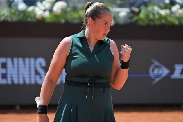 Jelena Ostapenko during the Internazionali BNL d Italia 2025 at Foro Italico, Italy, May12nd, 2025 Mattia Vian during Internazionali BNL d Italia, International Tennis match in Rome, Italy, May 12 2025  Copyright: xMattiaxVian IPAxSportx xipa-agency.netx xx IPA_57578261 IPA_Agency_IPA57578261