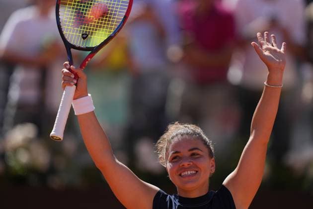 Jasmine Paolini (ITA) during the 4th round against elena Ostapenko (LAT) of the WTA, Tennis Damen Master 1000 Internazionali BNL d™Italia tournament at Foro Italico on May 12, 2025 (Alfredo Falcone LaPresse)  Copyright: xAlfredoxFalcone LaPressex