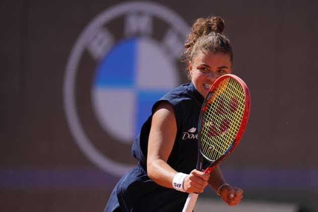 Jasmine Paolini (ITA) during the 4th round against elena Ostapenko (LAT) of the WTA, Tennis Damen Master 1000 Internazionali BNL d™Italia tournament at Foro Italico on May 12, 2025 (Alfredo Falcone LaPresse)  Copyright: xAlfredoxFalcone LaPressex