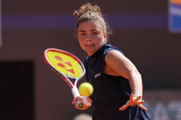 Jasmine Paolini (ITA) during the 4th round against elena Ostapenko (LAT) of the WTA, Tennis Damen Master 1000 Internazionali BNL d™Italia tournament at Foro Italico on May 12, 2025 (Alfredo Falcone LaPresse)  Copyright: xAlfredoxFalcone LaPressex