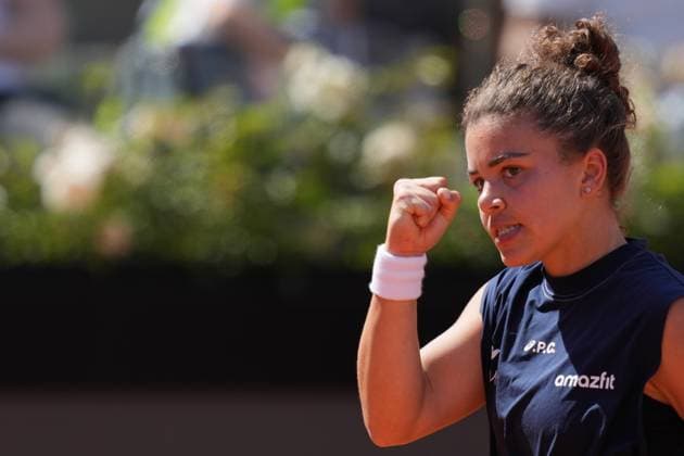 Jasmine Paolini (ITA) during the 4th round against elena Ostapenko (LAT) of the WTA, Tennis Damen Master 1000 Internazionali BNL d™Italia tournament at Foro Italico on May 12, 2025 (Alfredo Falcone LaPresse)  Copyright: xAlfredoxFalcone LaPressex