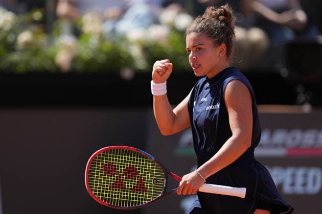 Jasmine Paolini (ITA) during the 4th round against elena Ostapenko (LAT) of the WTA, Tennis Damen Master 1000 Internazionali BNL d™Italia tournament at Foro Italico on May 12, 2025 (Alfredo Falcone LaPresse)  Copyright: xAlfredoxFalcone LaPressex