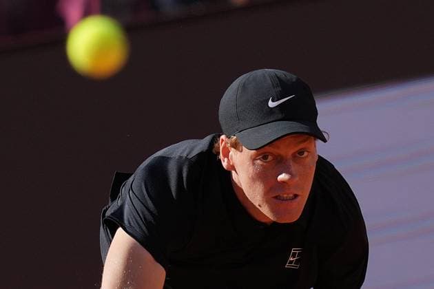 Jannik Sinner (ITA)during the 3th round against Jasper De Jong (NED) of the ATP, Tennis Herren Master 1000 Internazionali BNL d™Italia tournament at Foro Italico on May 11, 2025 (Alfredo Falcone LaPresse)  Copyright: xAlfredoxFalcone LaPressex