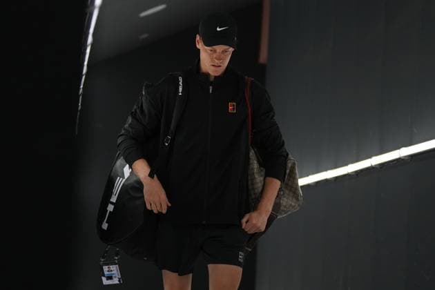 Jannik Sinner (ITA)during the 3th round against Jasper De Jong (NED) of the ATP, Tennis Herren Master 1000 Internazionali BNL d™Italia tournament at Foro Italico on May 11, 2025 (Alfredo Falcone LaPresse)  Copyright: xAlfredoxFalcone LaPressex