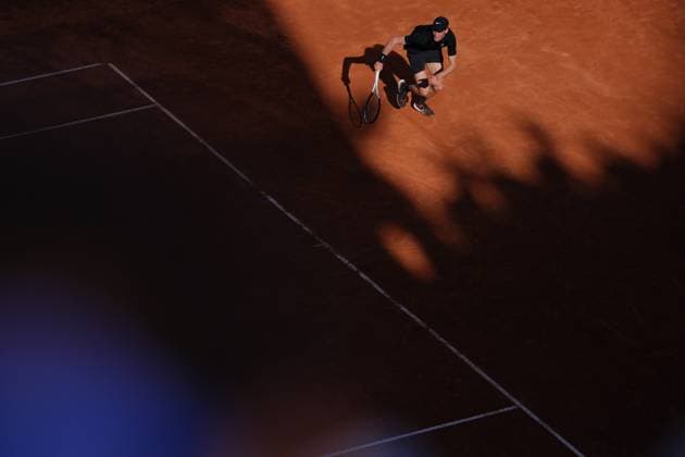 Jannik Sinner (ITA)during the 3th round against Jasper De Jong (NED) of the ATP, Tennis Herren Master 1000 Internazionali BNL d™Italia tournament at Foro Italico on May 11, 2025 (Alfredo Falcone LaPresse)  Copyright: xAlfredoxFalcone LaPressex