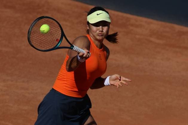 Rome, Italy, italy: Rome, Italy 05 12 2025: Gauff Coco (USA) rank 3 vs Emma Raducanu (GBR) rank 49 competing during R16 of the Internazionali BNL d Italia 2025 WTA, Tennis Damen Masters 1000 women s circuit in Rome at the Foro Italico. Tennis - Italian Open 2025  - ZUMAp169 0817853670st Copyright: xmarcoxiacobuccix