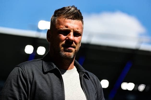 Coach Lukas Kwasniok SC Paderborn 2 Soccer Bundesliga Season 2024 2025 SC Paderborn vs 1 FC Magdeburg at the Home Deluxe Arena in Paderborn Soccer,Man,Men,Germany,10 05 2025