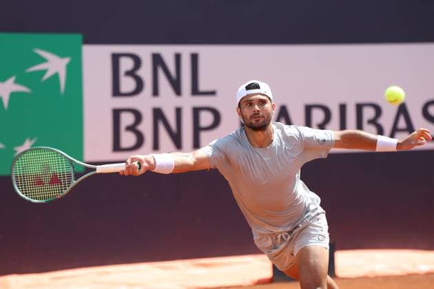 Italian Open 2025 Marcos Giron during Italian Open 2025 tennis tournament in Roma Italy on 12 May 2025. Roma Italy  Copyright: xFotoxOlimpikx originalFilename:jastrzebowski-italiano250512_np58z.jpg