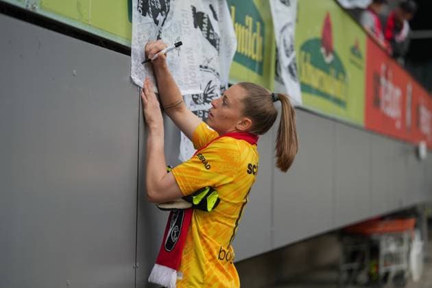 Germany, Football, Google Pixel Womens Bundesliga 2024 2025, Matchday 22, SC Freiburg vs Werder Bremen, Dreisamstadion Freiburg Rafaela Borggräfe Copyright: xMIRJAMxGEIGERx