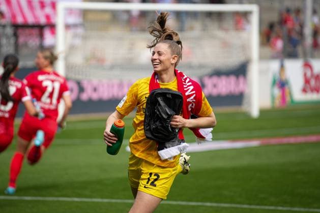 Soccer, Google Pixel Womens Bundesliga, 22 Matchday, 2024 2025, SC Freiburg vs Werder Bremen, 11 03 2025, Dreisamstadion, Freiburg, Rafaela Borggräfe SC Freiburg, Women 1 Freiburg Dreisamstadion Baden Württemberg Germany Copyright: xFINLEYxMÖRCHx
