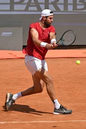 Internazionali BNL d Italia Karen Khachanov during the Internazionali BNL d Italia 2025 at Foro Italico, Italy, May 13rd, 2025 Imago-Images Emmefoto Copyright: xImago-Images Emmefotox