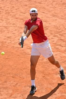 Karen Khachanov during the Internazionali BNL d Italia 2025 at Foro Italico, Italy, May 13rd, 2025 Mattia Vian during Internazionali BNL d Italia, International Tennis match in Rome, Italy, May 13 2025  Copyright: xMattiaxVian IPAxSportx xipa-agency.netx xx IPA_57611750 IPA_Agency_IPA57611750