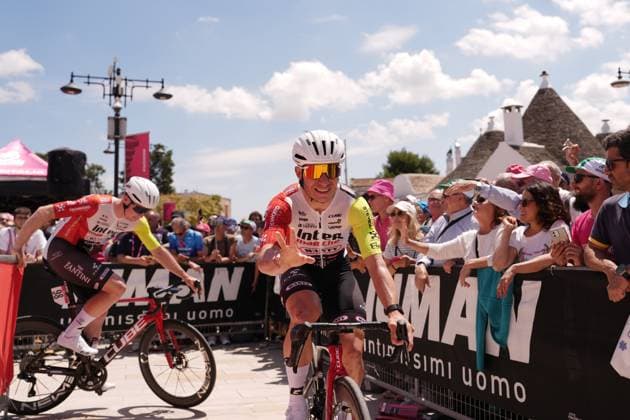 Thijssen Gerben of IntermarchÃ - Wanty during the stage 4 of the Giro d™Italia from Alberobello (Pietramadre) to Lecce, Italy - Tuesday, May 13, 2025. - cycling.  Copyright: xMassimoxPaolone LaPressex