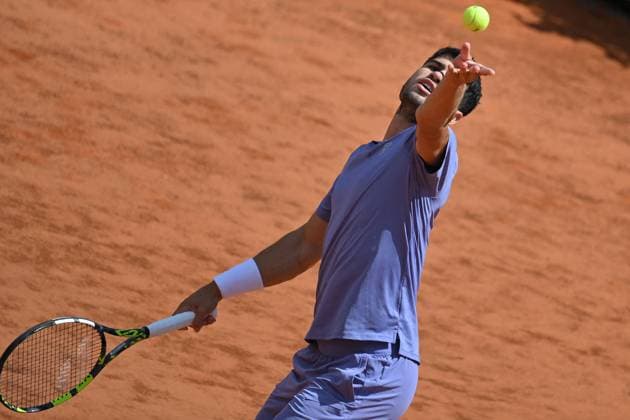TENNIS - Internazionali di Tennis - Internazionali BNL d Italia Carlos Alcaraz during the Internazionali BNL d Italia 2025 at Foro Italico, Italy, May 13rd, 2025 Mattia Vian during Internazionali BNL d Italia, International Tennis match in Rome, Italy, May 13 2025 Rome Italy  Copyright: xIPAxSport ABACAx