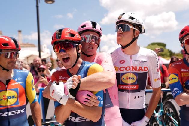 Pedersen Mads of Lidl-Trek during the stage 4 of the Giro d™Italia from Alberobello (Pietramadre) to Lecce, Italy - Tuesday, May 13, 2025. - cycling.  Copyright: xMassimoxPaolone LaPressex