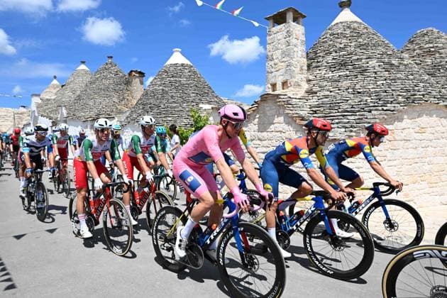 Sport Bilder des Tages 13-05-2025 Giro D italia; Tappa 04 Alberobello - Lecce; 2025, Lidl - Trek; Pedersen, Mads; Alberobello; 