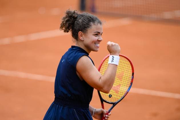 Foto IPP Cavaliere Emiliano. Roma 13 05 2025. Tennis Internazionali d Italia 2025. Nella foto: esulta Jasmine Paolini. Italy Photo Press - World Copyright italy ITALY  Copyright: xR4924_italyphotopressx