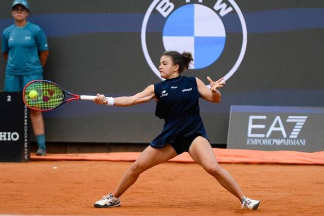 Foto IPP Cavaliere Emiliano. Roma 13 05 2025. Tennis Internazionali d Italia 2025. Nella foto: Jasmine Paolini. Italy Photo Press - World Copyright italy ITALY  Copyright: xR4924_italyphotopressx