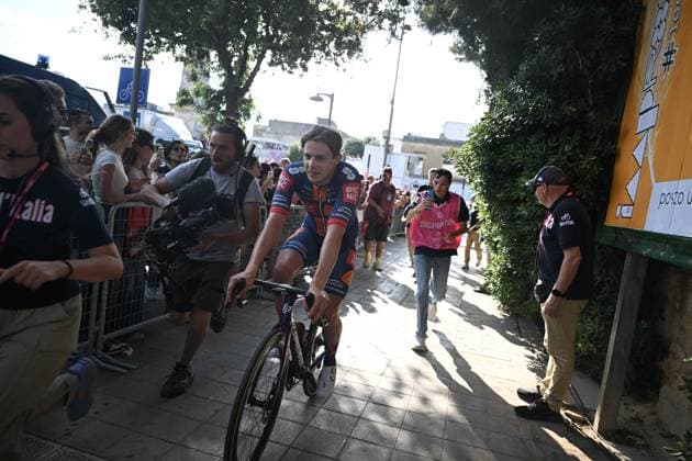 13-05-2025 Giro D italia; Tappa 04 Alberobello - Lecce; 2025, Picnic - Postnl; Van Uden, Casper; Lecce; 
