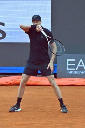 Foto IPP Roberto Ramaccia Roma 13 5 2025 Tennis Internazionali Bnl d’Italia 2025 Nella foto Jannik Sinner (ITA) Italy Photo Press - World Copyright Roma italy Italia ITALY  Copyright: xR4924_italyphotopressx
