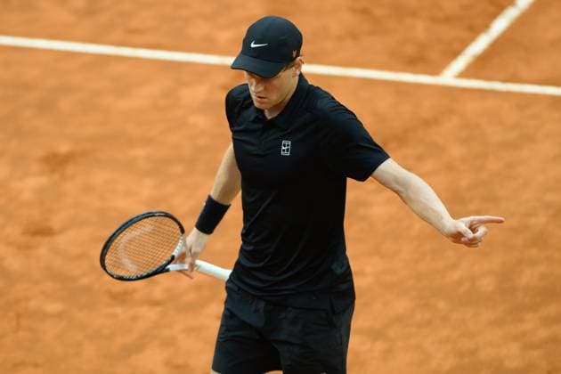 Foto IPP Cavaliere Emiliano. Roma 13 05 2025. Tennis Internazionali d Italia 2025. Nella foto: Jannik Sinner. Italy Photo Press - World Copyright italy ITALY  Copyright: xR4924_italyphotopressx