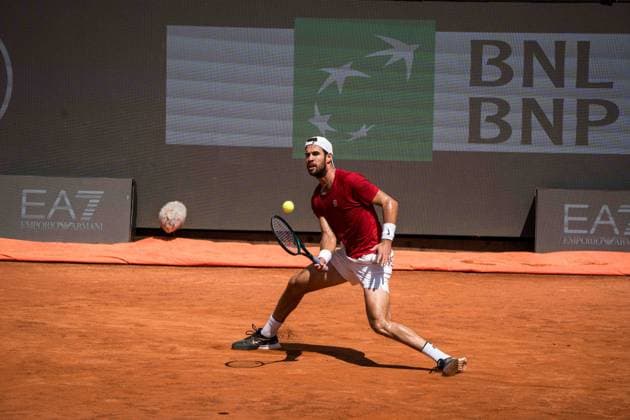 TENNIS : Open de Rome 2025 - 13 05 2025 Carlos Alcaraz, from Spain, against Karen Khachanov, from Russia, during their round of 16 in Roma.  Copyright: xTRISTANxLAPIERREx