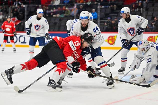 Ice hockey, World Championship, Canada - France
