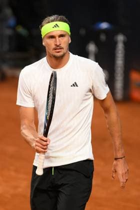 Foto IPP Cavaliere Emiliano. Roma 13 05 2025. Tennis Internazionali d Italia 2025. Nella foto: Alexander Zverev. Italy Photo Press - World Copyright italy ITALY  Copyright: xR4924_italyphotopressx