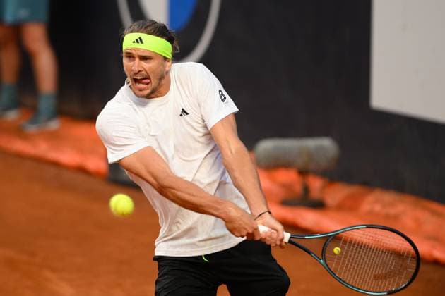 Foto IPP Cavaliere Emiliano. Roma 13 05 2025. Tennis Internazionali d Italia 2025. Nella foto: Alexander Zverev. Italy Photo Press - World Copyright italy ITALY  Copyright: xR4924_italyphotopressx