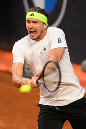 Foto IPP Cavaliere Emiliano. Roma 13 05 2025. Tennis Internazionali d Italia 2025. Nella foto: Alexander Zverev. Italy Photo Press - World Copyright italy ITALY  Copyright: xR4924_italyphotopressx