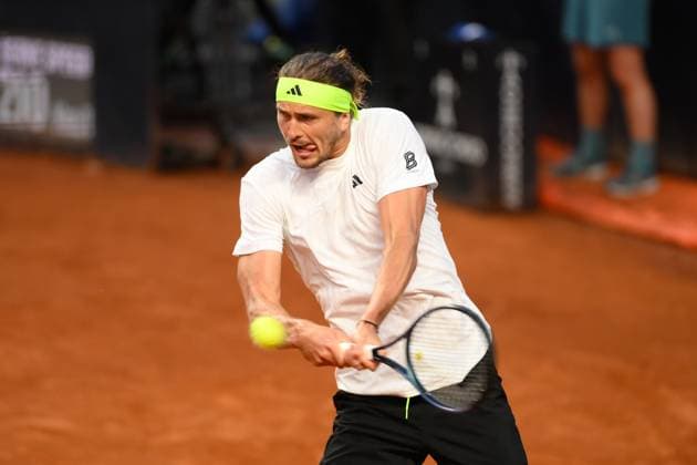 Foto IPP Cavaliere Emiliano. Roma 13 05 2025. Tennis Internazionali d Italia 2025. Nella foto: Alexander Zverev. Italy Photo Press - World Copyright italy ITALY  Copyright: xR4924_italyphotopressx