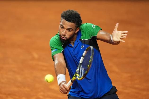 Arthur Fils of France during the match against Alexander Zverev of Germany at the Internazionali BNL d Italia 2025 tennis tournament at Foro Italico in Rome, Italy on may 13, 2025. AntoniettaxBaldassarre