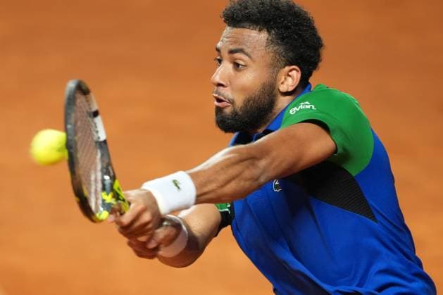 Arthur Fils of France during the match against Alexander Zverev of Germany at the Internazionali BNL d Italia 2025 tennis tournament at Foro Italico in Rome, Italy on may 13, 2025. AntoniettaxBaldassarre
