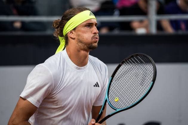 TENNIS : Open de Rome 2025 - 13 05 2025 Alexander Zverev during his win against Arthur Fils in Roma.  Copyright: xTRISTANxLAPIERREx