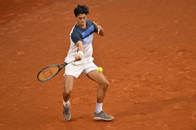Italy, Turin 13th May 2025 ATP, Tennis Herren Challenger 175 Piemonte Open Intesa Sanpaolo, Sporting Press Club (Turin) Juan Manuel Cerundolo (Arg) Vs Federico Cina (Ita) 7-6 6-4  Copyright: xTonelloxAbozzi IPAxSportx xipa-agency.netx xx IPA_57638456 IPA_Agency_IPA57638456