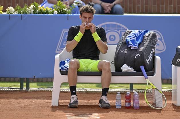 TENNIS - Internazionali di Tennis - Piemonte Open Intesa Sanpaolo Italy, Turin 13th May 2025 ATP, Tennis Herren Challenger 175 Piemonte Open Intesa Sanpaolo, Sporting Press Club (Turin) Juan Manuel Cerundolo (Arg) Vs Federico Cina (Ita) 7-6 6-4 Turin Italy  Copyright: xIPAxSport ABACAx