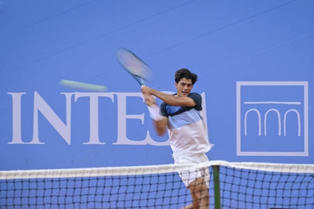 TENNIS - Internazionali di Tennis - Piemonte Open Intesa Sanpaolo Italy, Turin 13th May 2025 ATP, Tennis Herren Challenger 175 Piemonte Open Intesa Sanpaolo, Sporting Press Club (Turin) Juan Manuel Cerundolo (Arg) Vs Federico Cina (Ita) 7-6 6-4 Turin Italy  Copyright: xIPAxSport ABACAx