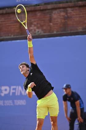 TENNIS - Internazionali di Tennis - Piemonte Open Intesa Sanpaolo Italy, Turin 13th May 2025 ATP, Tennis Herren Challenger 175 Piemonte Open Intesa Sanpaolo, Sporting Press Club (Turin) Juan Manuel Cerundolo (Arg) Vs Federico Cina (Ita) 7-6 6-4 Turin Italy  Copyright: xIPAxSport ABACAx