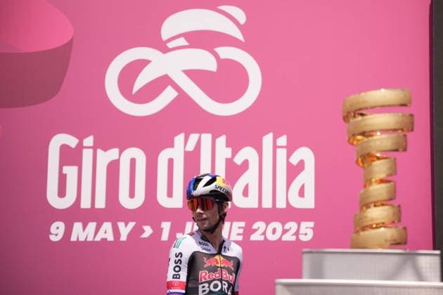 The ryder during the stage 5 of the Giro d™Italia from Ceglie Messapica to Matera, Italy - Wednesday, May 14, 2025. - cycling.  Copyright: xMarcoxAlpozzi LaPressex