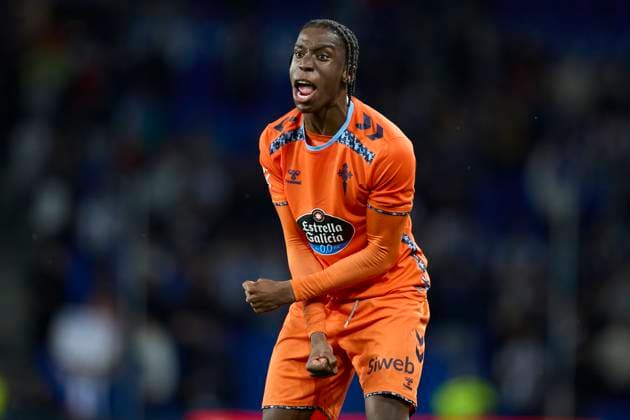 Real Sociedad v RC Celta de Vigo - LaLiga EA Sports Ilaix Moriba of RC Celta de Vigo reacts during the LaLiga EA Sports match between Real Sociedad and RC Celta de Vigo at Reale Arena on May 13, 2025, in San Sebastian, Spain. San Sebastian Reale Arena Basque Country Spain RL_RSOvRCVIG_000057 Copyright: xRicardoxLarreinax