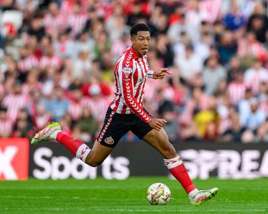 Sunderland v Coventry City EFL Sky Bet Championship 13 05 2025. Play-Off 2nd Leg Jobe Bellingham of Sunderland during the EFL Sky Bet Championship second leg play off match between Sunderland and Coventry City at the Stadium Of Light, Sunderland, England on 13 May 2025. Editorial use only DataCo restrictions apply See www.football-dataco.com , Copyright: xMalcolmxMackenziex PSI-22090-0112