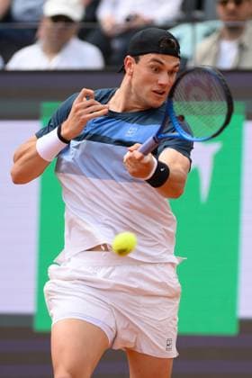 Foto IPP Cavaliere Emiliano. Roma 14 05 2025. Tennis Internazionali d Italia 2025. Nella foto: Jack Draper. Italy Photo Press - World Copyright italy ITALY  Copyright: xR4924_italyphotopressx