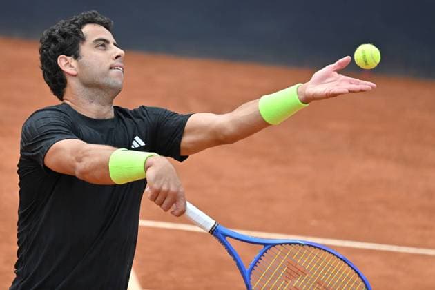 Jaume Munar during the Internazionali BNL d Italia 2025 at Foro Italico, Italy, May14th, 2025 Mattia Vian during Internazionali BNL d Italia, International Tennis match in Rome, Italy, May 14 2025  Copyright: xMattiaxVian IPAxSportx xipa-agency.netx xx IPA_57672353 IPA_Agency_IPA57672353