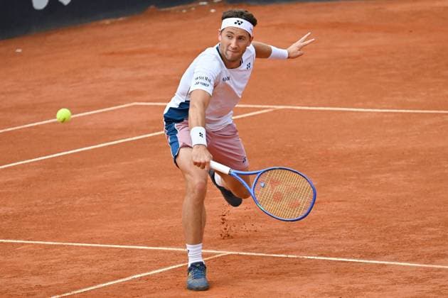 TENNIS - Internazionali di Tennis - Internazionali BNL d Italia Casper Ruud during the Internazionali BNL d Italia 2025 at Foro Italico, Italy, May14th, 2025 Mattia Vian during Internazionali BNL d Italia, International Tennis match in Rome, Italy, May 14 2025 Rome Italy  Copyright: xIPAxSport ABACAx