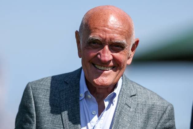 01 05 2025, Football, Hannover 96 Renntag, The professional footballers of Hannover96 as guests at the Neue Bult racecourse In the picture Martin Kind Supervisory Board Supervisory Board Member Hannover 96 Board of Management Lower Saxony Germany