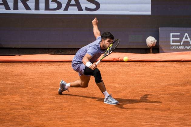 TENNIS : Open de Rome 2025 - 14 05 2025 Carlos Alcaraz vs Jack Draper - Tennis open de Rome 2025  Copyright: xTRISTANxLAPIERREx
